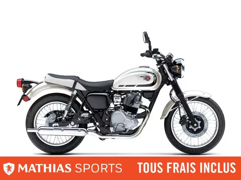  MSU-2025BJ230ASFAN_BLANCNeuf KAWASAKI W230 2025 a vendre 1