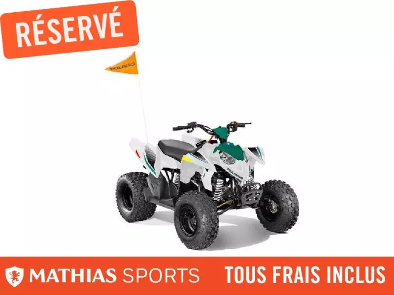  MSU-2025A25YKA11B1_BlancNeuf POLARIS Outlaw 110 EFI 2025 a vendre 1