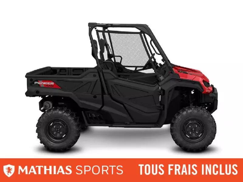  MSU-2025SXS10M3PS_ROUGENeuf HONDA Pioneer 1000 - 3P EPS 2025 a vendre 1