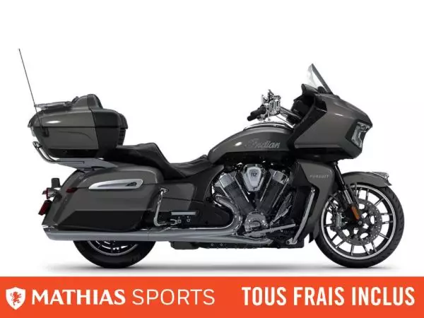  MSU-2025N25LDLSSC_Black Metallic w/ Heavy MetalNeuf INDIAN Pursuit Limited With 112ci + Rider Assist Package 2025 a vendre 1