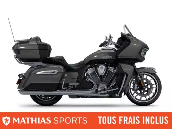  MSU-2025N25LDLRRCA_Black Metallic w/ Heavy MetalNeuf INDIAN Pursuit Limited Audio 2025 a vendre 1