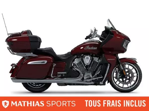  MSU-2025N25LDLRRC_Maroon MetallicNeuf INDIAN Pursuit Limited 2025 a vendre 1