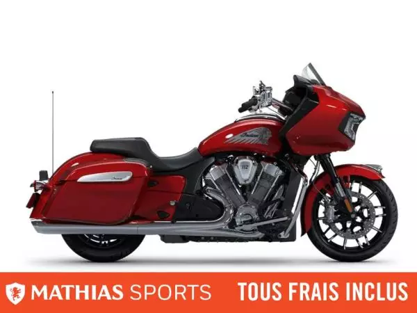  MSU-2025N25LCLSSCA_Sunset Red MetallicNeuf INDIAN Challenger Limited With 112ci + Rider Assist Package + Audio 2025 a vendre 1