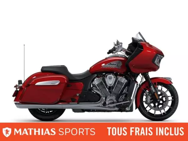  MSU-2025N25LCLSSC_Sunset Red MetallicNeuf INDIAN Challenger Limited With 112ci + Rider Assist Package 2025 a vendre 1