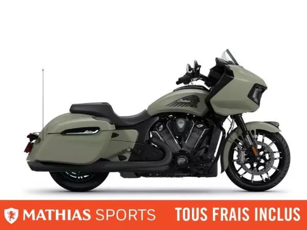  MSU-2025N25LCDRRCA_Moss Green SmokeNeuf INDIAN Challenger Dark Horse Audio 2025 a vendre 1