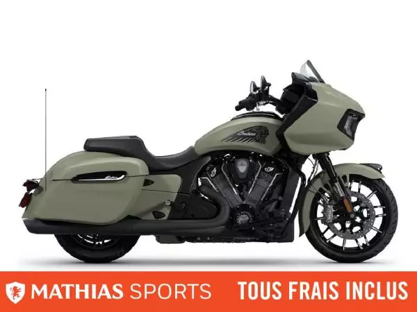  MSU-2025N25LCDRRC_Moss Green SmokeNeuf INDIAN Challenger Dark Horse 2025 a vendre 1