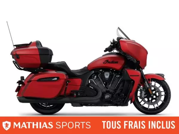  MSU-2025N25LGDSSC_Sunset Red SmokeNeuf INDIAN Roadmaster PowerPlus Dark Horse With 112ci + Rider Assist Package 2025 a vendre 1