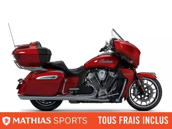  MSU-2025N25LGLRRCA_Sunset Red MetallicNeuf INDIAN Roadmaster PowerPlus Limited 108 Audio 2025 a vendre 1