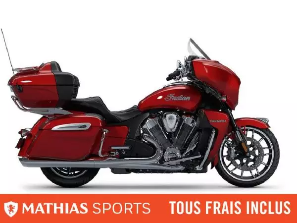  MSU-2025N25LGLRRC_Sunset Red MetallicNeuf INDIAN Roadmaster PowerPlus Limited 108 2025 a vendre 1