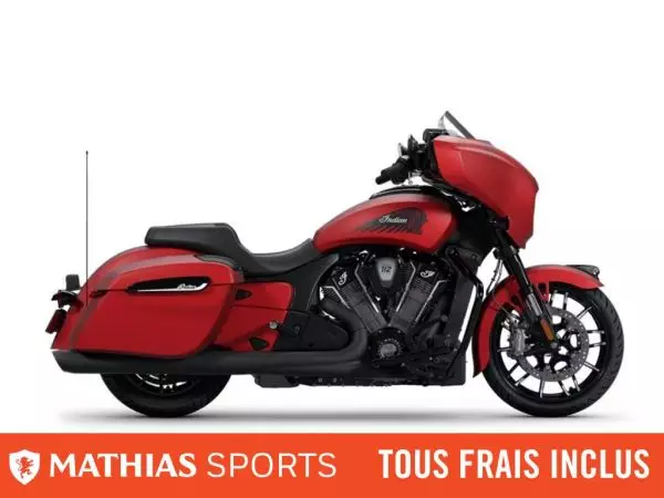  MSU-2025N25LFDSSCA_Sunset Red SmokeNeuf INDIAN Chieftain PowerPlus Dark Horse With 112ci + Rider Assist Package + Audio 2025 a vendre 1