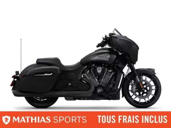  MSU-2025N25LFDSSCA_Black SmokeNeuf INDIAN Chieftain PowerPlus Dark Horse With 112ci + Rider Assist Package + Audio 2025 a vendre 1