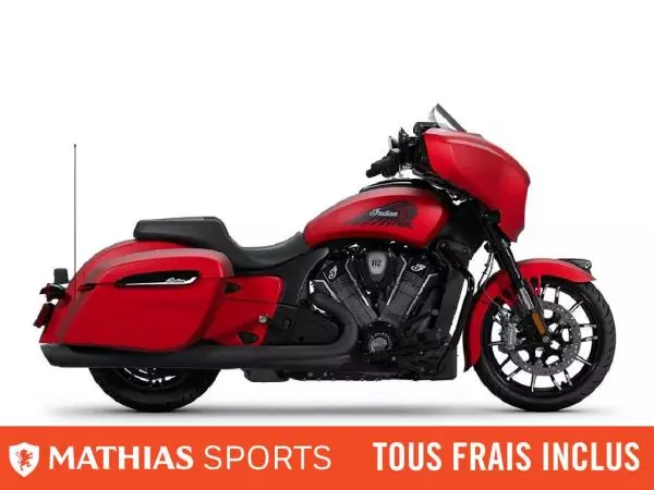  MSU-2025N25LFDSSC_Sunset Red SmokeNeuf INDIAN Chieftain PowerPlus Dark Horse With 112ci + Rider Assist Package 2025 a vendre 1