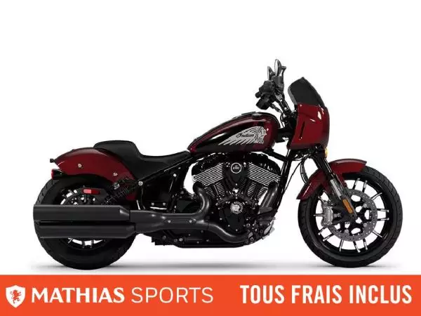  MSU-2025N25DSDBHCE_Maroon MetallicNeuf INDIAN Sport Chief 2025 a vendre 1