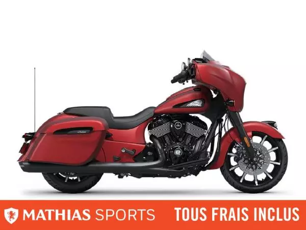  MSU-2025N25TCDBBCK_Sunset Red SmokeNeuf INDIAN Chieftain Dark Horse 2025 a vendre 1