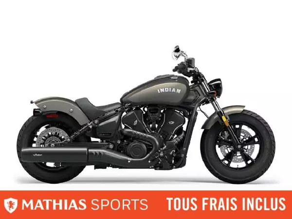  MSU-2025N25SBC61CX_Heavy Metal SmokeNeuf INDIAN Scout Sixty Bobber Limited 2025 a vendre 1