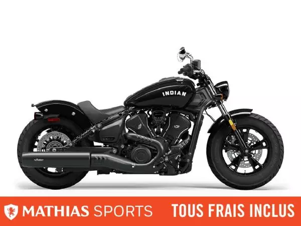  MSU-2025N25SBC61CA_Black MetallicNeuf INDIAN Scout Sixty Bobber Limited 2025 a vendre 1