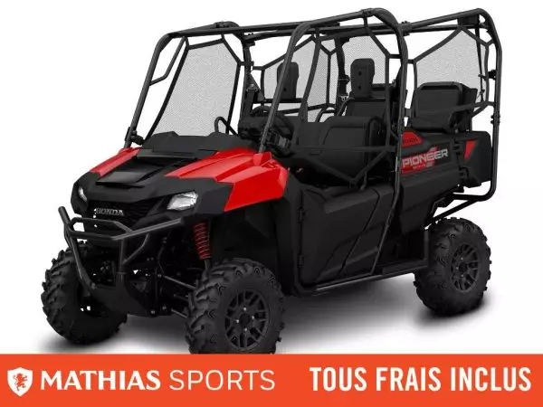  MSU-2024SXS7M4DR_RougeNeuf HONDA Pioneer 700 4P Deluxe 2024 a vendre 1
