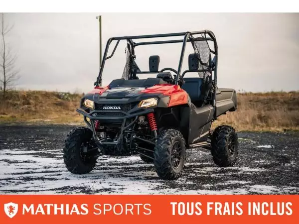  MSU-2024SXS7M2DR_RougeNeuf HONDA Pioneer 700 2P Deluxe 2024 a vendre 1