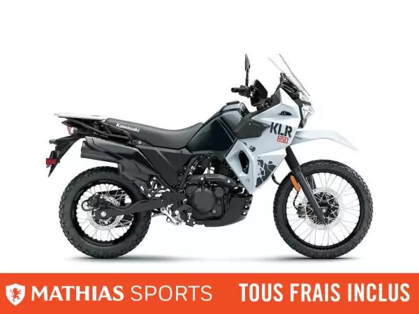  MSU-2024KL650GRFNN_BlancNeuf KAWASAKI KLR650 Non-ABS 2024 a vendre 1