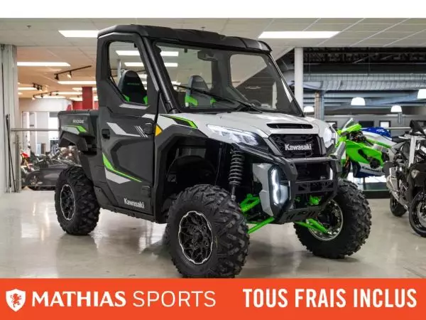  MSU-2024KWF1000GRF_GrisNeuf KAWASAKI RIDGE XR (HVAC) 2024 a vendre 1