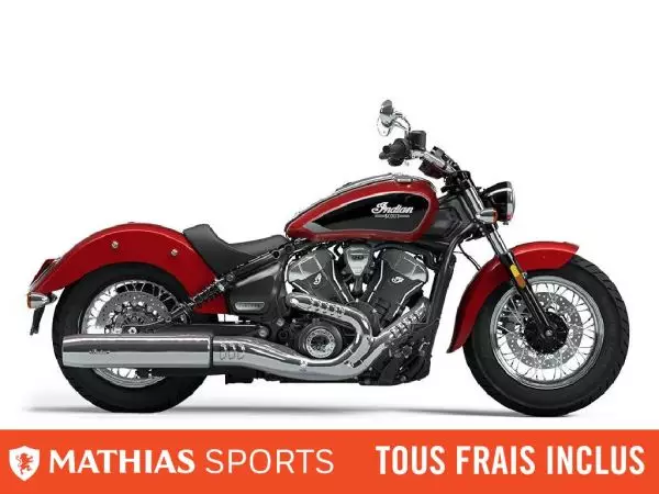  MSU-2025N25SCF76CR_Sunset Red MetallicNeuf INDIAN Scout Classic Limited Tech 2025 a vendre 1