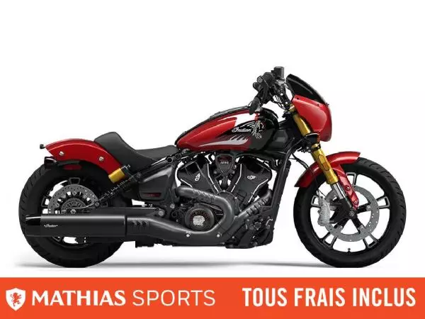  MSU-2025N25SSE77C1_Sunset Red MetallicNeuf INDIAN 101 Scout 2025 a vendre 1