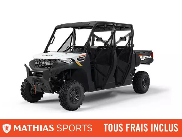  MSU-2025R25T6E99AD_BlancNeuf POLARIS RANGER CREW 1000 Premium 2025 a vendre 1