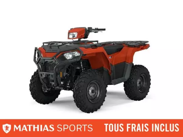  MSU-2025A25SEG50B3_OrangeNeuf POLARIS Sportsman 450 H.O. Utility 2025 a vendre 1