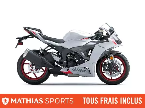  MSU-2025ZX636JSFAN_BlancNeuf KAWASAKI Ninja ZX-6R 2025 a vendre 1
