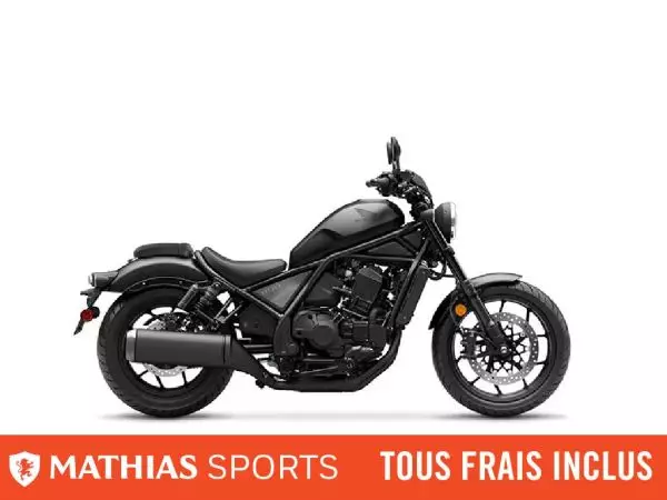  MSU-2025CMX1100DS_NoirNeuf HONDA Rebel 1100 ABS DCT 2025 a vendre 1