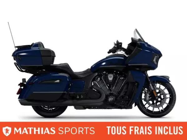  MSU-2025N25LDDSSCA_Black Metallic Vivid Crystal w/ Springfield BlueNeuf INDIAN Pursuit Dark Horse With 112ci + Rider Assist Package + Audio 2025 a vendre 1