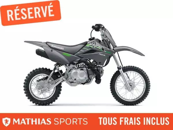  MSU-2025KLX110DSFN_GRISNeuf KAWASAKI KLX110R L 2025 a vendre 1
