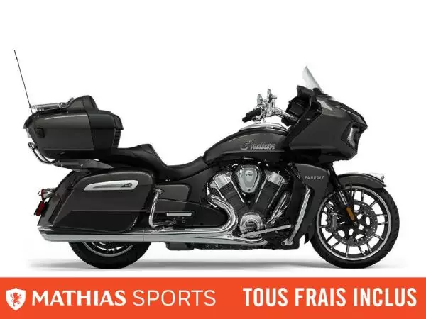  MSU-2024N24LDGRRC1_Titanium et Black MetallicNeuf INDIAN Pursuit Limited 2024 a vendre 1