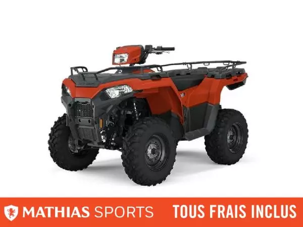  MSU-2025A25SEE50B3_OrangeNeuf POLARIS Sportsman 450 H.O. EPS 2025 a vendre 1