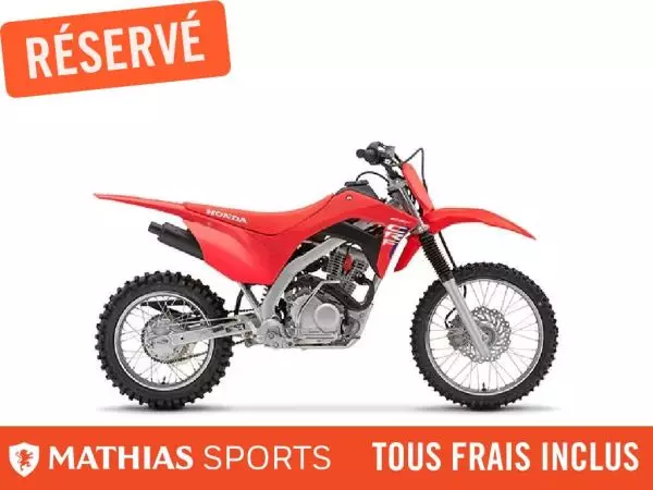 MSU-2025CRF125FS_ROUGENeuf HONDA CRF125F 2025 a vendre 1
