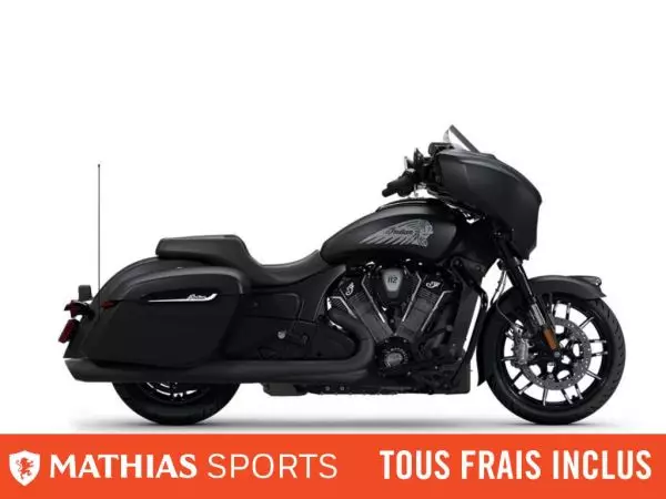  MSU-2025N25LFDSSC_Black SmokeNeuf INDIAN Chieftain PowerPlus Dark Horse With 112ci + Rider Assist Package 2025 a vendre 1