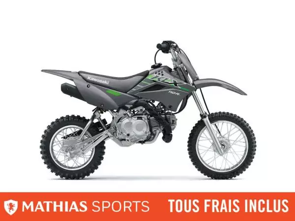  MSU-2025KLX110DSFN_GRISNeuf KAWASAKI KLX110R L 2025 a vendre 1