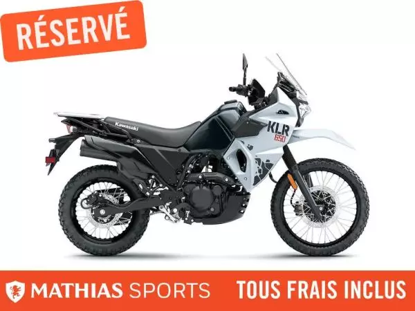  MSU-2024KL650GRFNN_BLANCNeuf KAWASAKI KLR650 Non-ABS 2024 a vendre 1