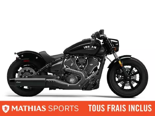  MSU-2025N25SBC76CA_Black MetallicNeuf INDIAN Scout Bobber Limited 2025 a vendre 1