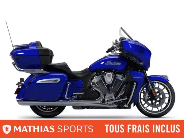  MSU-2025N25LGLSSC_Spirit Blue MetallicNeuf INDIAN Roadmaster PowerPlus Limited With 112ci + Rider Assist Package 2025 a vendre 1