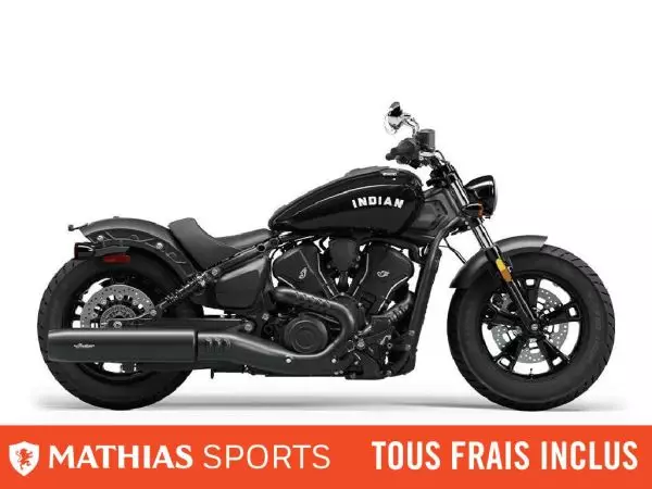  MSU-2025N25SBV61CA_Black MetallicNeuf INDIAN Scout Sixty Bobber 2025 a vendre 1