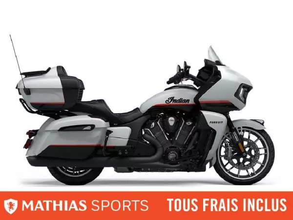  MSU-2024N24LDFRRCY_Ghost White Metallic SmokeNeuf INDIAN Pursuit Dark Horse Icon with PowerBand Audio Package 2024 a vendre 1