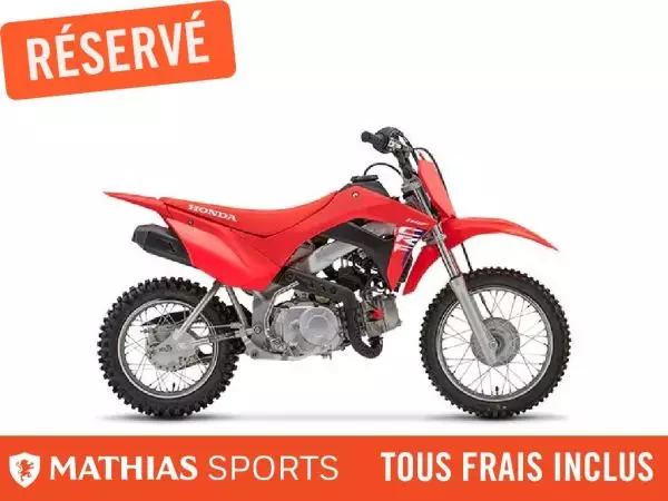  MSU-2025CRF110FS_ROUGENeuf HONDA <p>CRF110F</p> 2025 a vendre 1