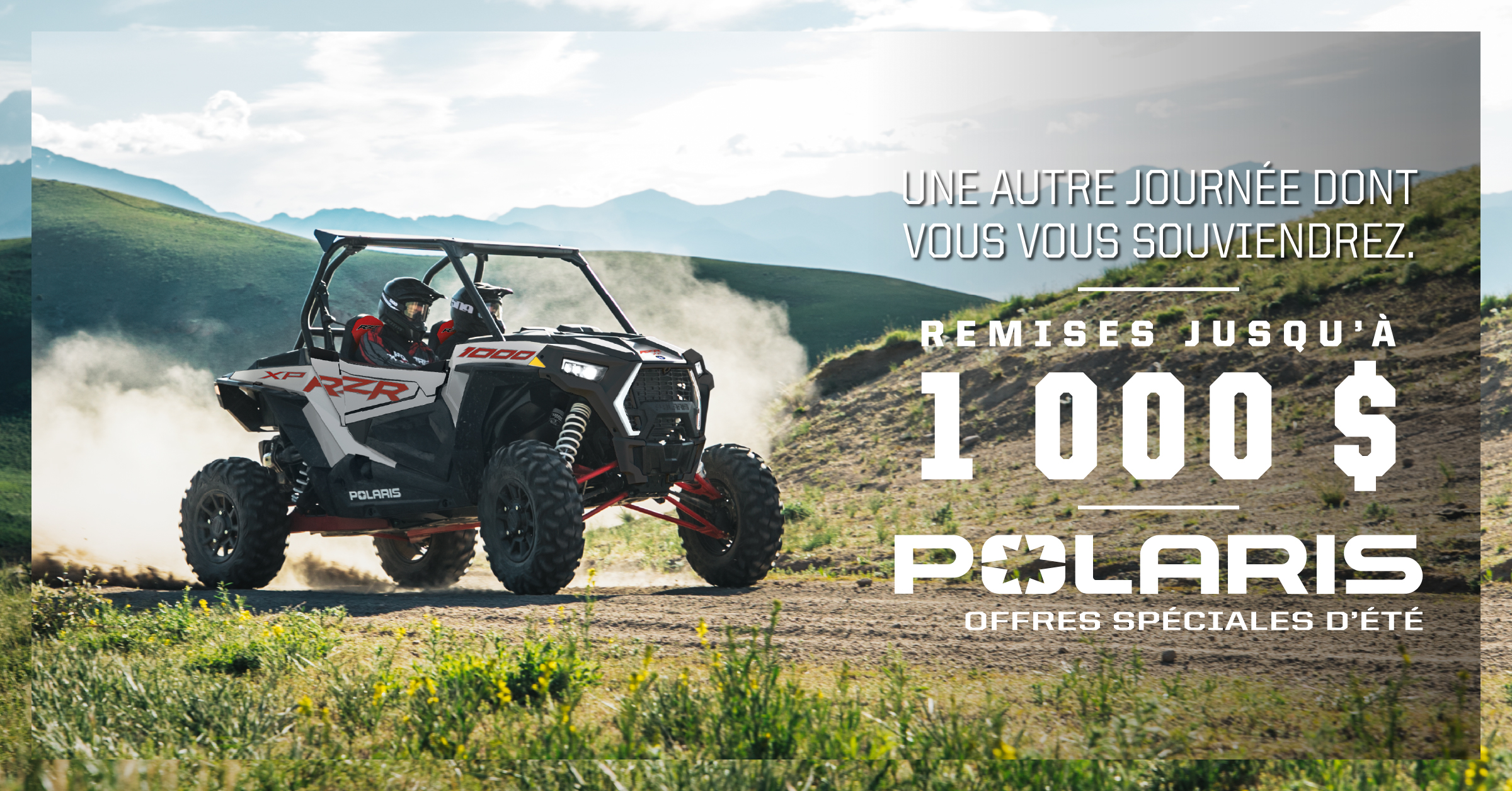 Grande vente d'été Polaris Hors-Route