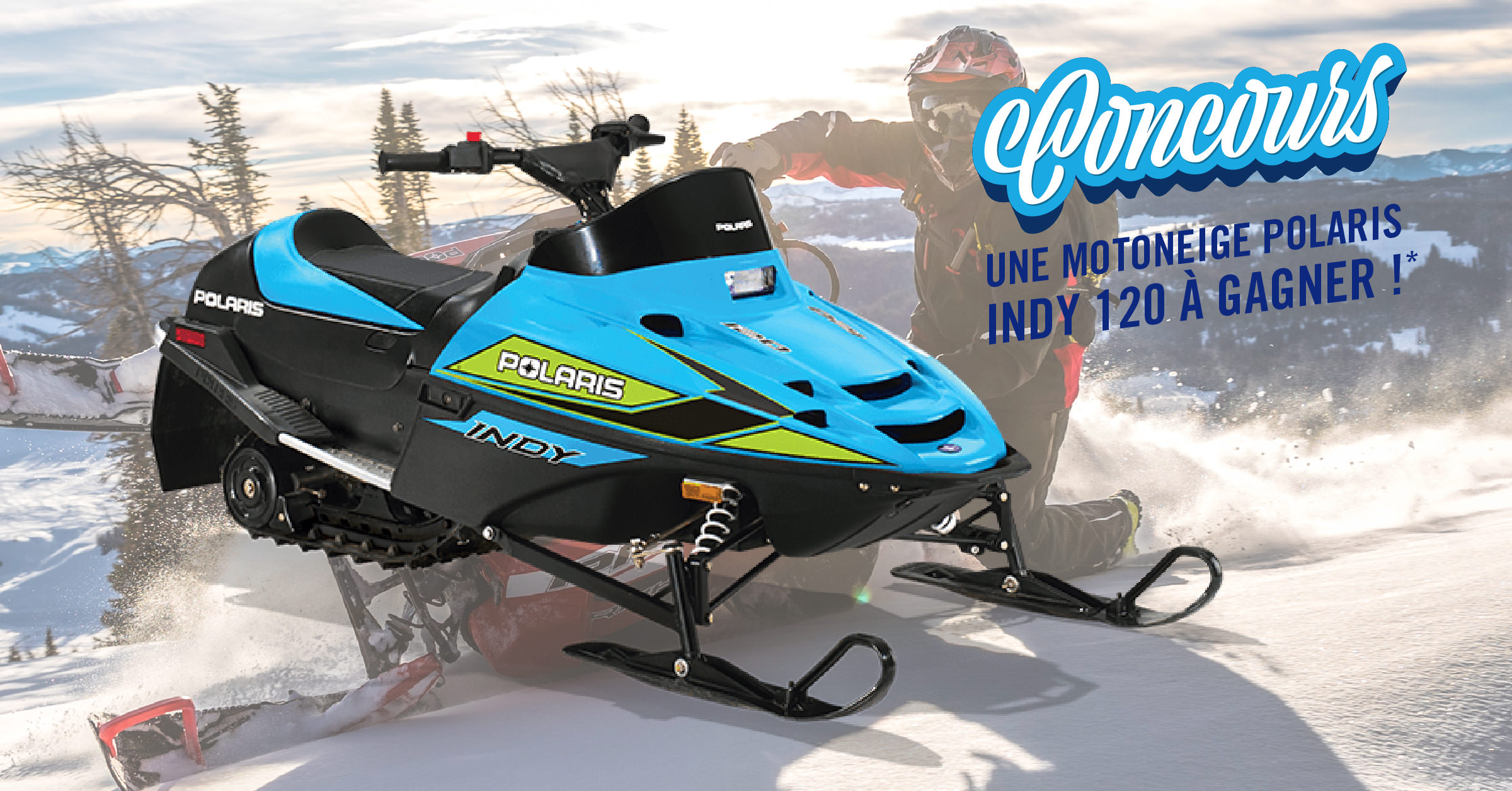 Une motoneige Polaris Indy 120 à gagner !