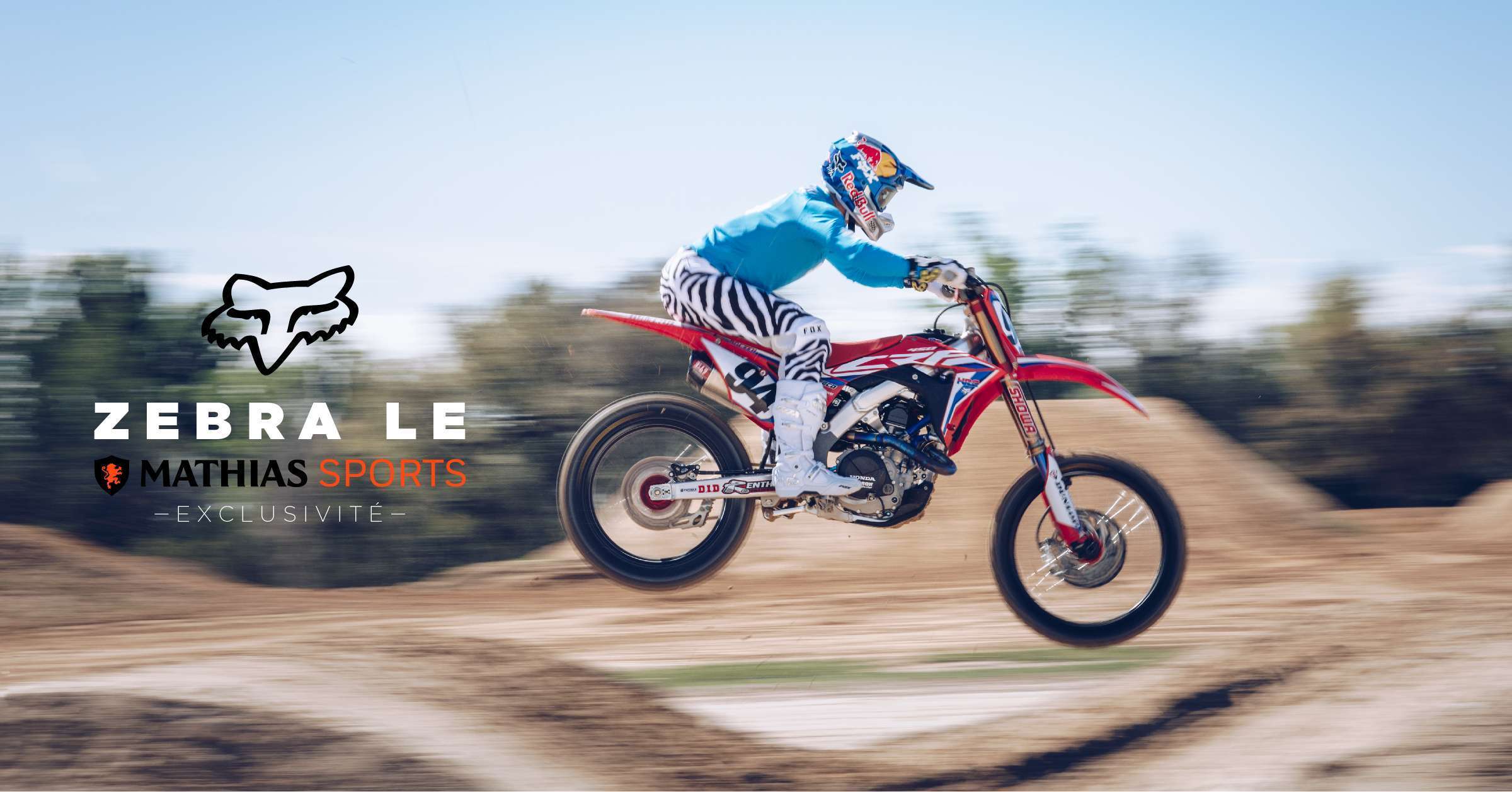 Exclusivité Mathias Sports: édition spéciale Flexair Kit Zebra LE de Fox