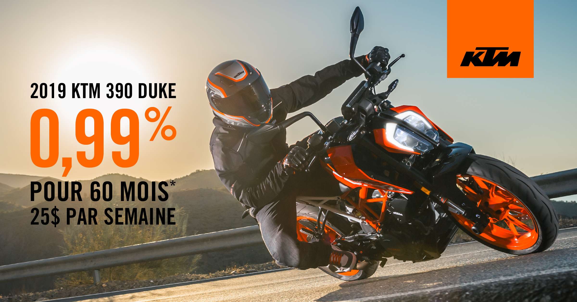 Profitez du programme de financement printanier KTM !