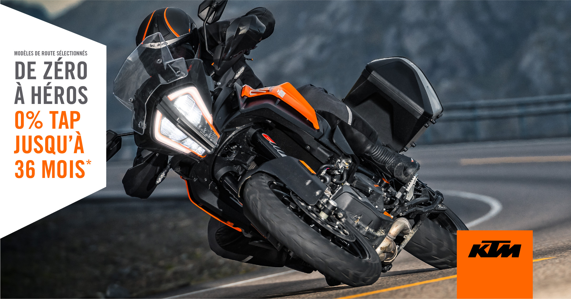 De Zéro à Héro. 0% TAP jusqu’à 36 mois sur certains modèles KTM
