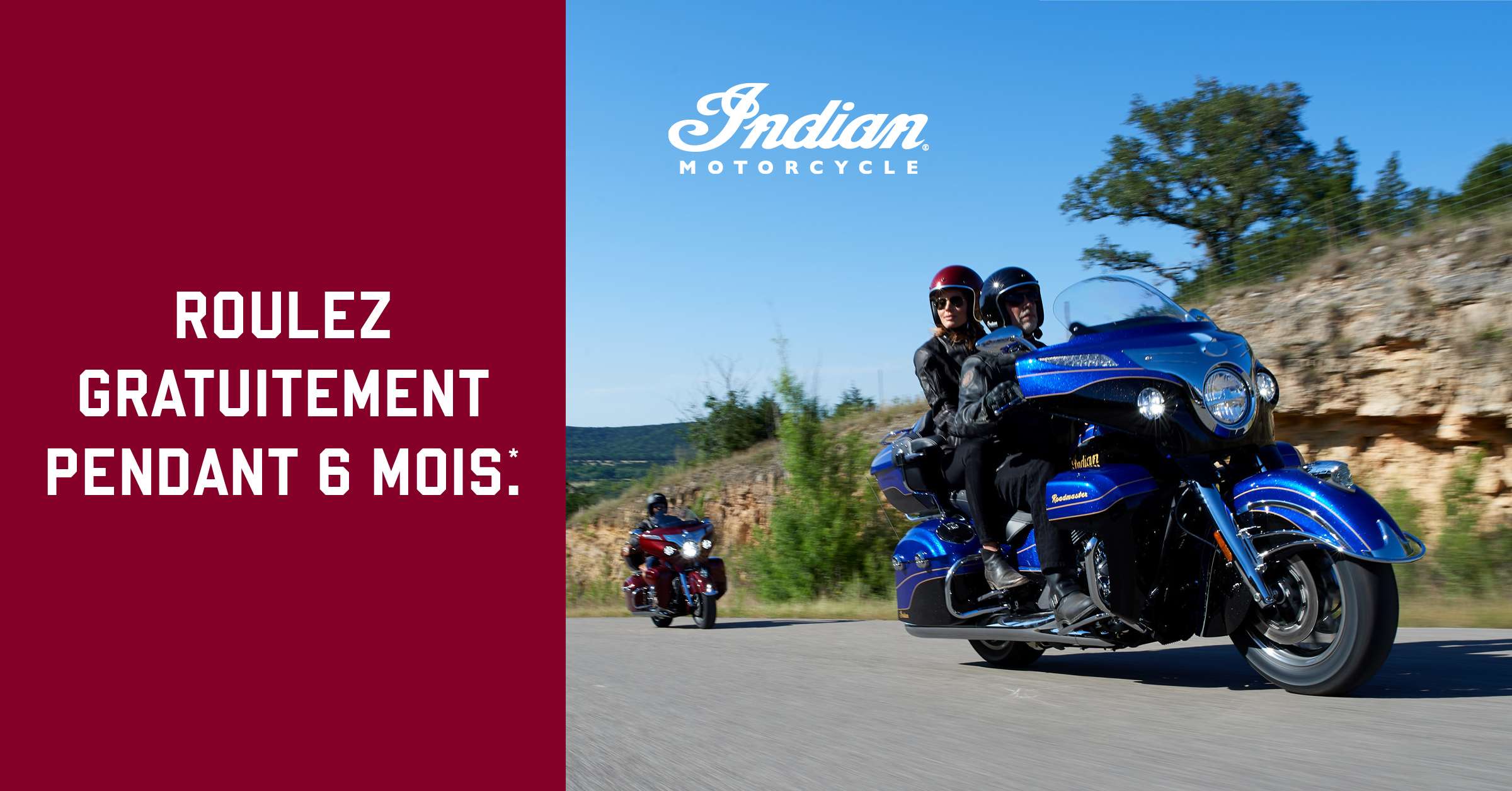Indian Motorcycle: roulez gratuitement pendant 6 mois!